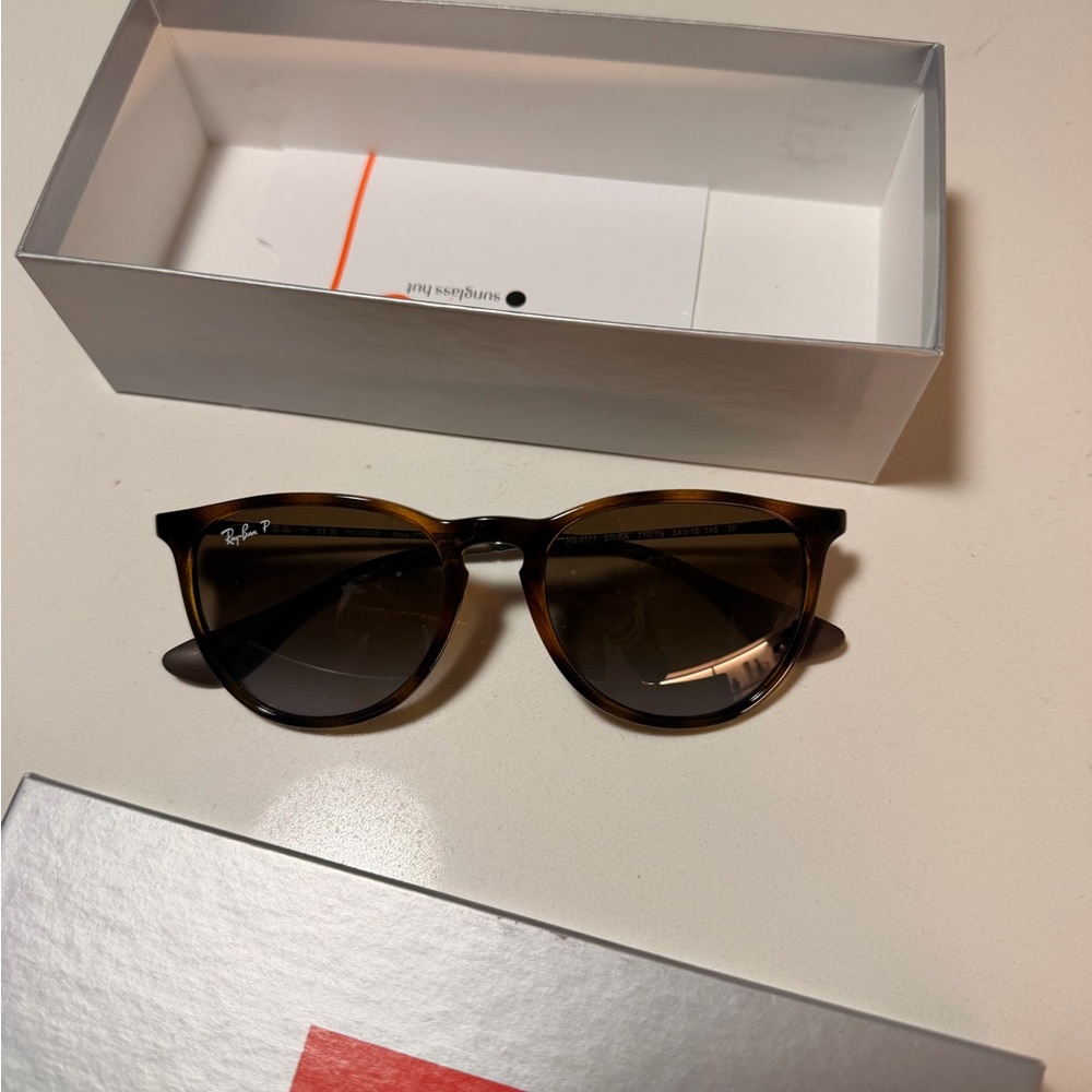 Ray-Ban Erika Tortoise Shell Polarized Sunglasses